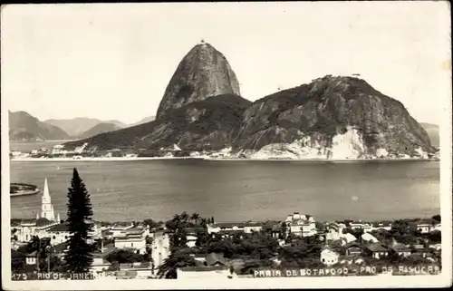 Ak Rio de Janeiro Brasilien, Praia de Botafogo