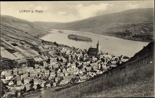 Ak Lorch im Rheingau Hessen, Gesamtansicht