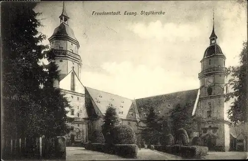 Ak Freudenstadt im Schwarzwald, Evang. Stadtkirche