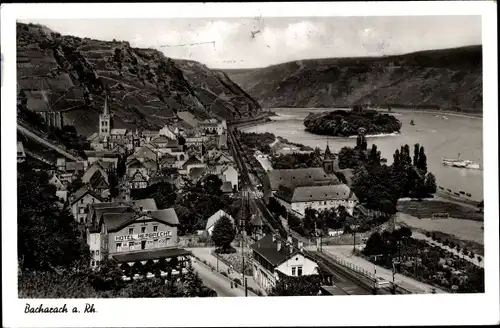 Ak Bacharach am Rhein, Gesamtansicht