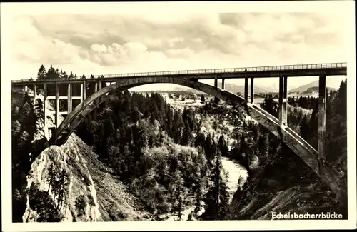 Ak Rottenbuch in Oberbayern, Echelsbacher Brücke