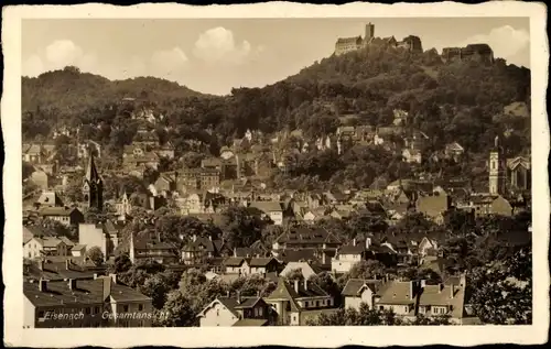 Ak Lutherstadt Eisenach in Thüringen, Gesamtansicht