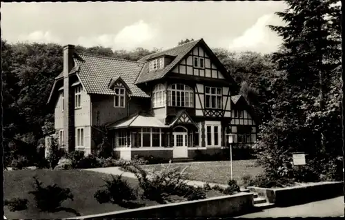 Ak  Timmendorfer Strand in Holstein, Müttergenesungsheim Dünenhaus, Strandallee 44