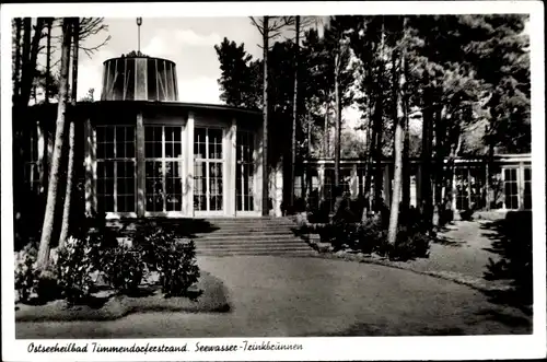 Ak Timmendorfer Strand in Ostholstein, Seewasser Trinkbrunnen