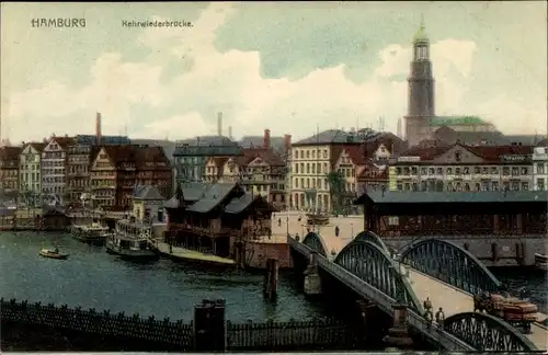 Ak Hamburg, Kehrwiederbrücke