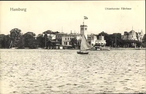 Ak Hamburg Nord Uhlenhorst, Uhlenhorster Fährhaus