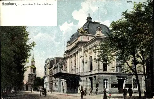 Ak Hamburg Mitte St. Georg, Deutsches Schauspielhaus