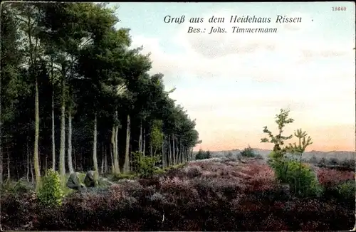 Ak Hamburg Altona Rissen, Rissener Heide, Gastwirtschaft Heidehaus