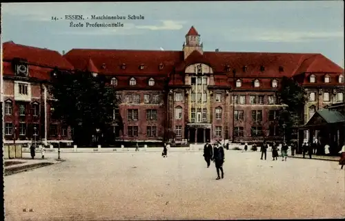 Ak Essen im Ruhrgebiet, Maschinenbau Schule