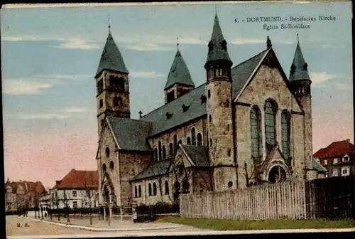 Ak Dortmund im Ruhrgebiet, Bonifacius Kirche