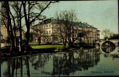 Ak Weimar in Thüringen, Schloss