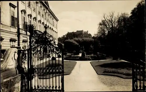 Ak Salzburg in Österreich, Mirabellgarten