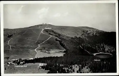 Ak Feldberg im Schwarzwald, Feldberger Hof, Feldsee, Tennisplatz, Seebuck, Turm mit Hotel