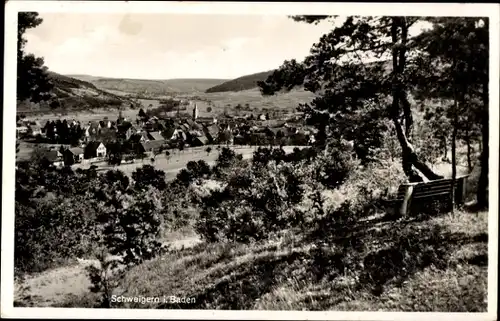 Ak Schweigern Boxberg in Baden, Panorama