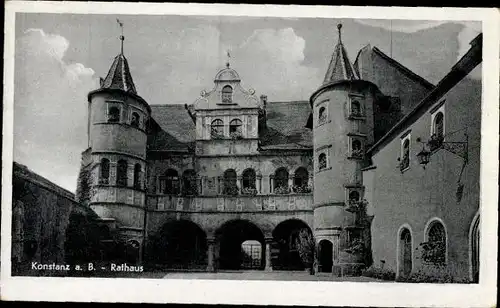 Ak Konstanz am Bodensee, Rathaus
