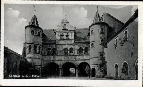 Ak Konstanz am Bodensee, Rathaus