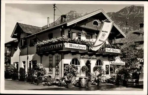 Ak Garmisch Partenkirchen in Oberbayern, Hofbräuhausstüberl, Bahnhofstraße 3