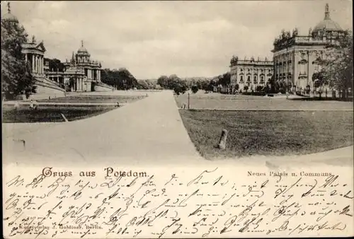 Ak Potsdam, Neues Palais, Communs