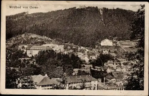 Ak Bad Wildbad im Schwarzwald, Panorama, Blick von Osten