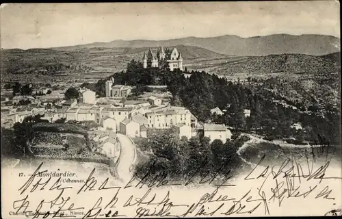 Ak Montdardier Gard, Panorama