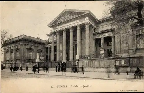 Ak Nîmes Gard, Palais de Justice