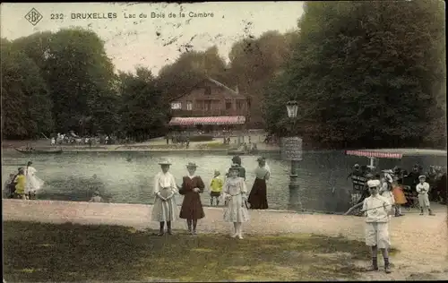 Ak Bruxelles Brüssel, Lac du Bois de la Cambre