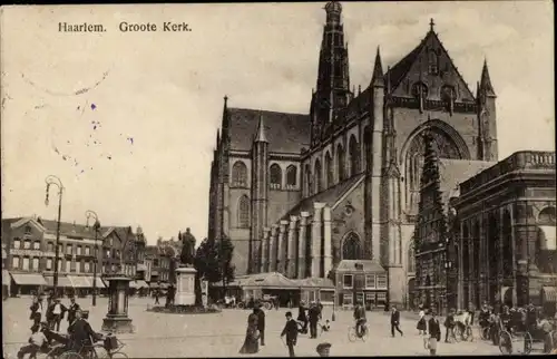 Ak Haarlem Nordholland Niederlande, Groote Kerk