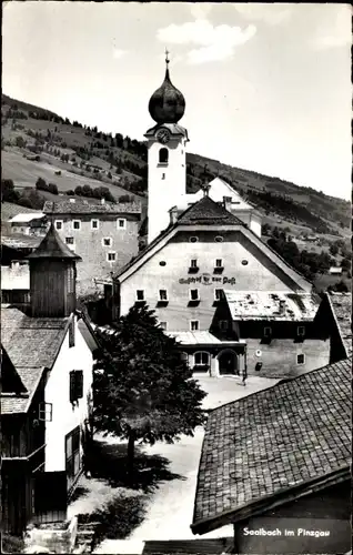Ak Saalbach in Salzburg, Gasthof zur Post