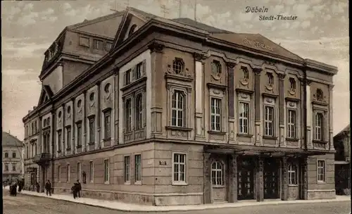 Ak Döbeln in Sachsen, Stadt-Theater