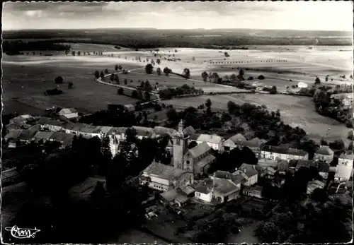 Ak Damblain Lothringen-Vogesen, Luftaufnahme, Kirchenviertel