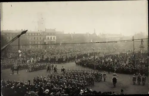 Foto Ak Strasbourg Straßburg Elsass Bas Rhin, Parade