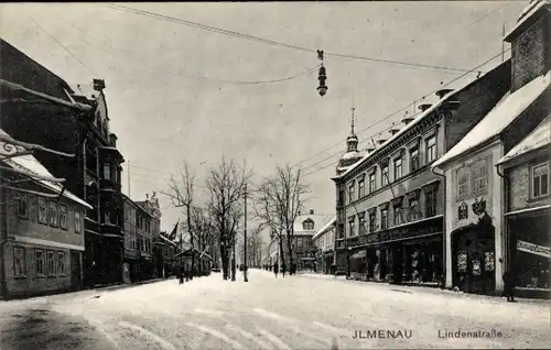 Ak Ilmenau in Thüringen, Lindenstraße