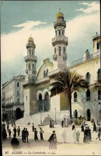 Ak Algier Alger Algerien, Kathedrale