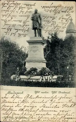 Ak Budapest Ungarn, Ybl Denkmal