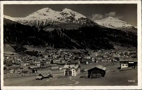 Ak Davos Kanton Graubünden, Gesamtansicht