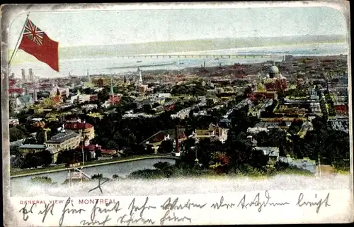 Ak Montreal Quebec Kanada, Panorama