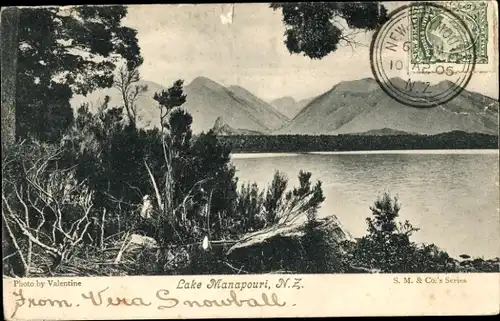 Ak Neuseeland, Lake Manapouri