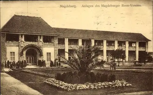 Ak Magdeburg an der Elbe, Anlagen des Magdeburger Renn-Vereins