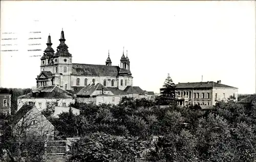 Ak Poznań Posen, Dom, Außenansicht, Häuser, Bäume