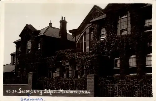 Ak Mexborough South Yorkshire England, Sekundarschule