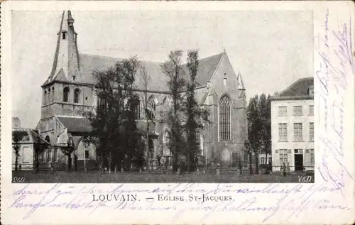 Ak Louvain Leuven Flämisch Brabant, St-Jacques Kirche