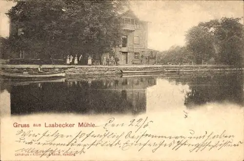 Ak Lasbek in Schleswig Holstein, Lasbeker Mühle
