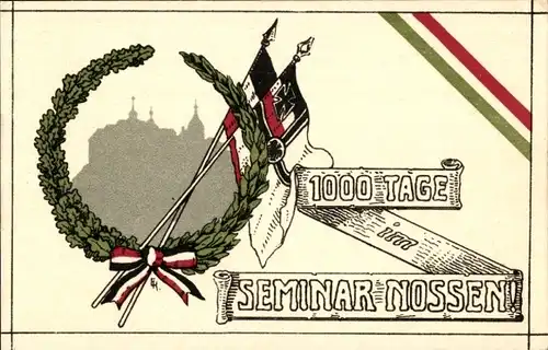 Studentika Ak Nossen in Sachsen, 1000 Tage im Seminar Nossen