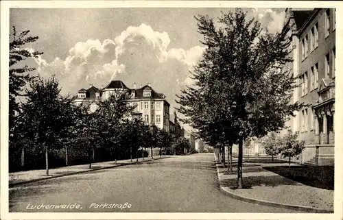 Ak Luckenwalde in Brandenburg, Parkstraße