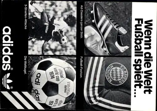 Autogrammkarte Fußball, Gerd Müller, Bayern München, Autogramm