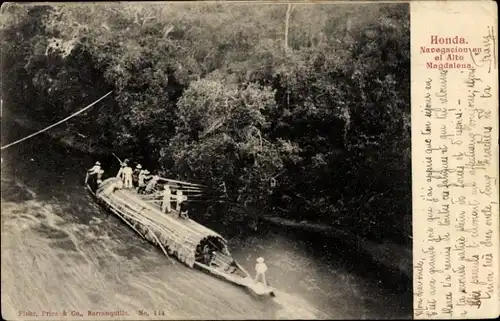 AK Honda Kolumbien, Navigation in Alto Magdalena