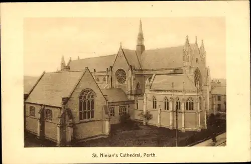 Ak Perth Schottland, St. Ninian's Kathedrale