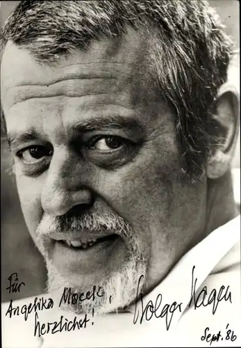 Ak Schauspieler Holger Hagen, Portrait, Autogramm