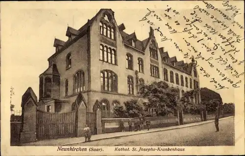 Ak Neunkirchen im Saarland, Katholisches Sankt-Josephs-Krankenhaus