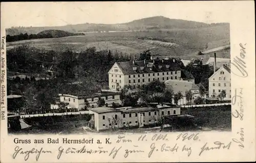 Ak Jerzmanice Zdrój Bad Hermsdorf an der Katzbach Niederschlesien, Panorama